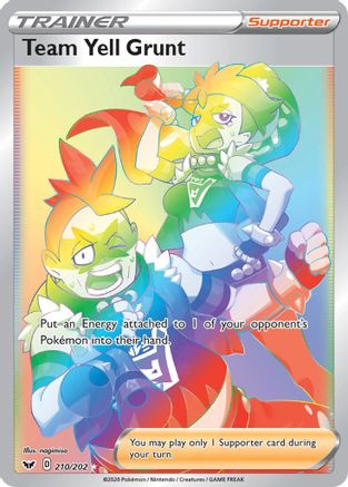 Team Yell Grunt (Secret) (SSH-210) (Holofoil)