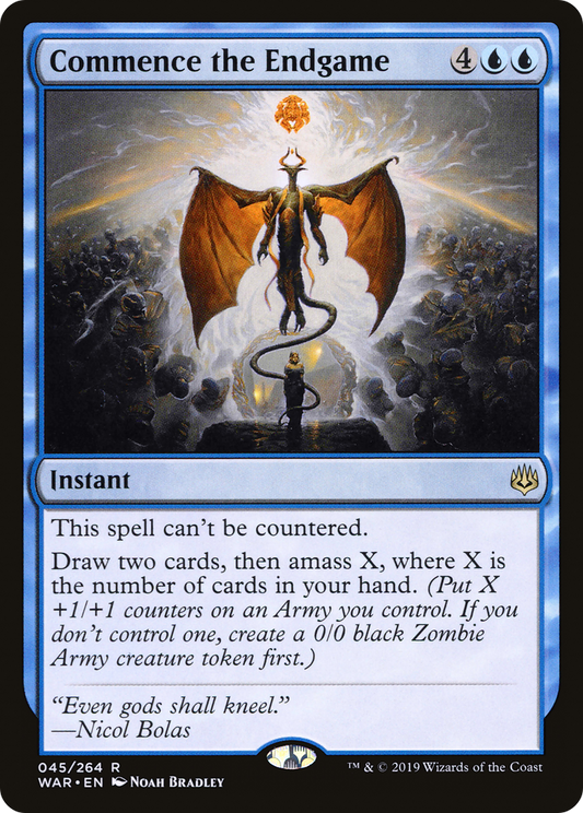 Commence the Endgame (WAR-045) (Foil)