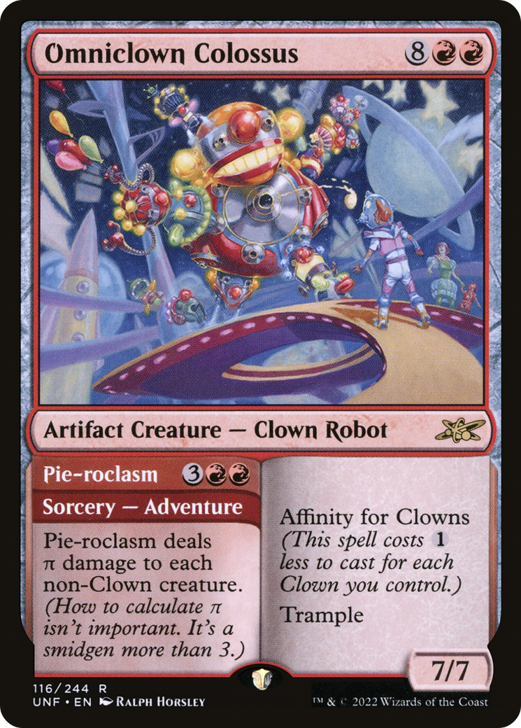 Omniclown Colossus // Pie-roclasm (UNF-116) (Foil)