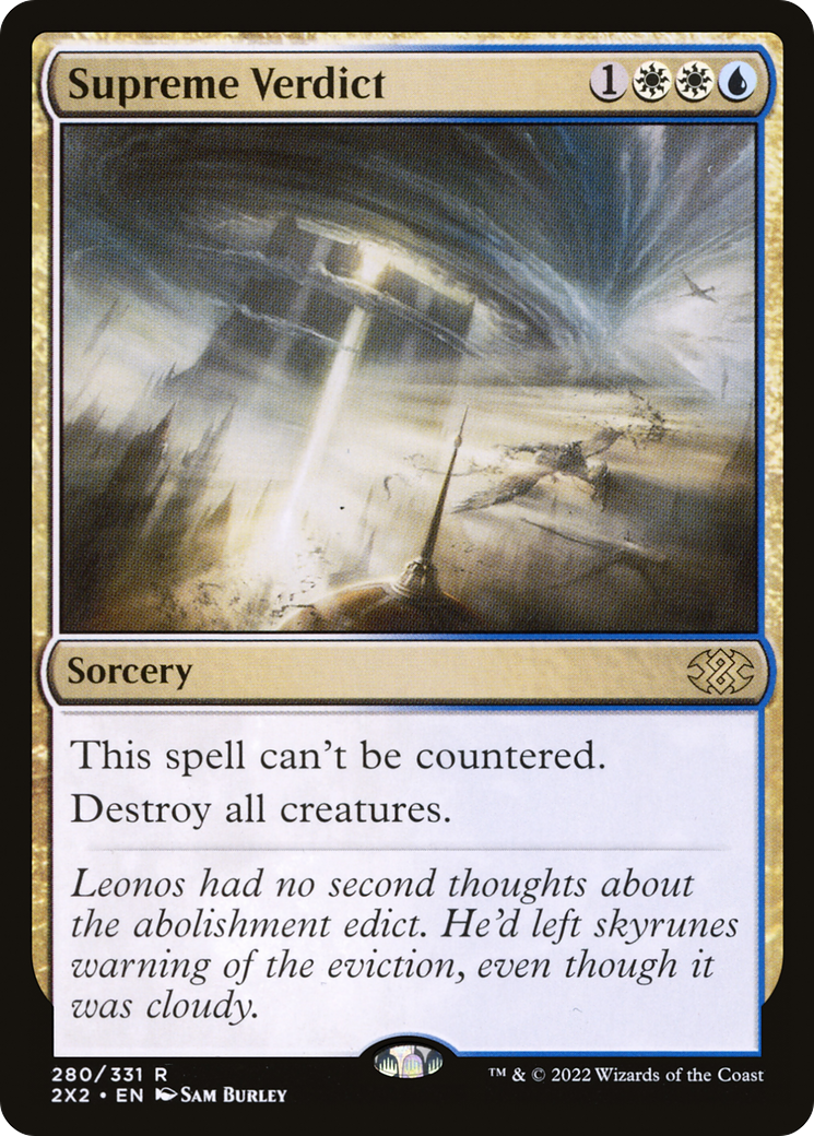 Supreme Verdict (2X2-280) (Foil)