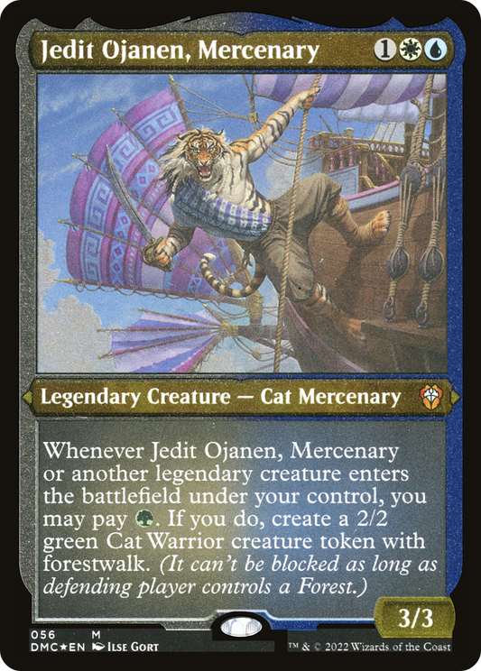 Jedit Ojanen, Mercenary (DMC-056) (Etched Foil)