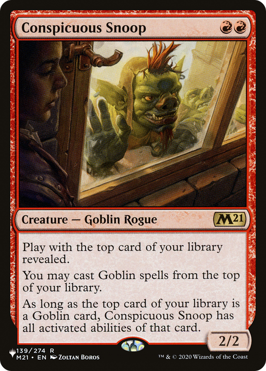 Conspicuous Snoop (LIST-M21-139)