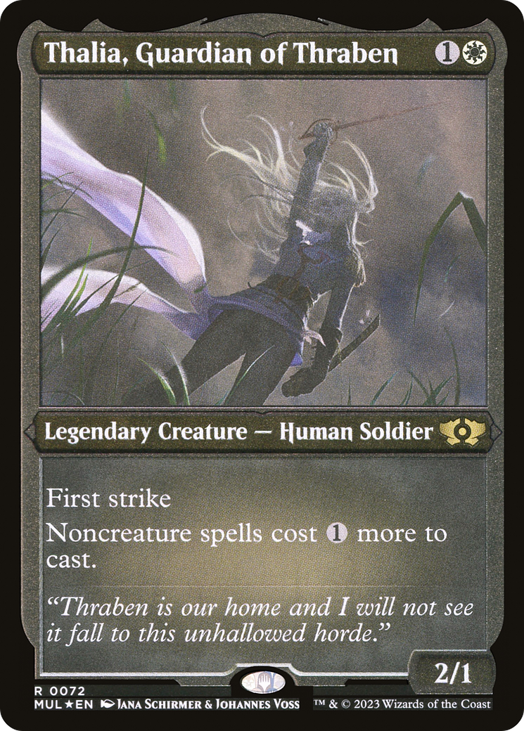 Thalia, Guardian of Thraben (MUL-072) (Etched Foil)
