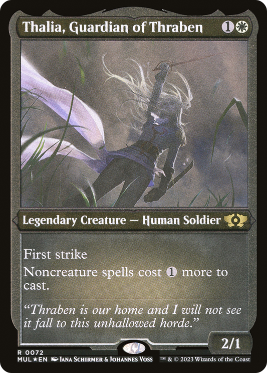 Thalia, Guardian of Thraben (MUL-072) (Etched Foil)