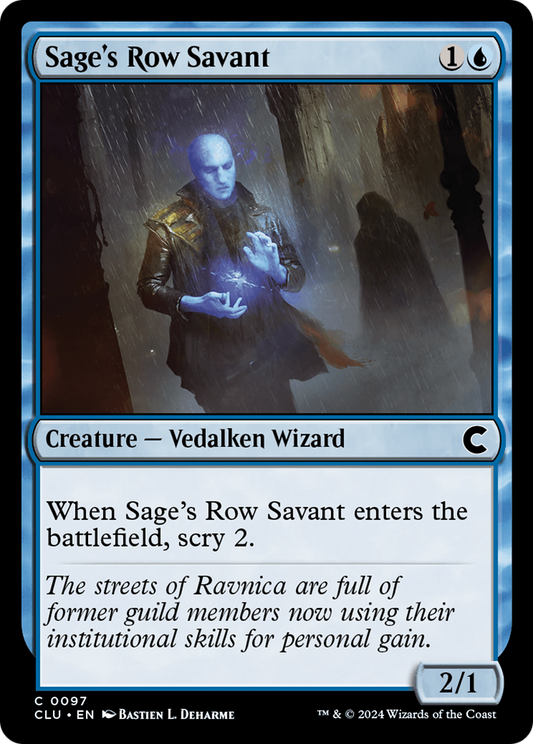 Sage's Row Savant (CLU-097)