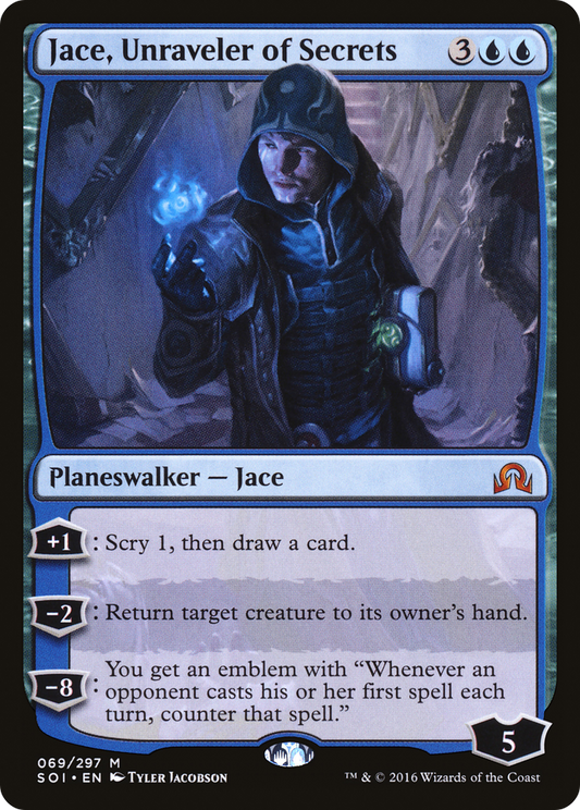 Jace, Unraveler of Secrets (SOI-069) (Foil)