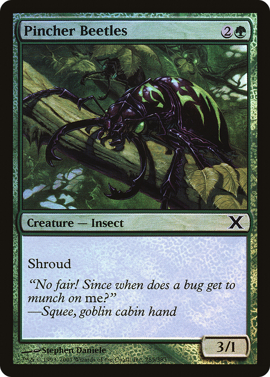 Pincher Beetles (10E-285★) (Foil)