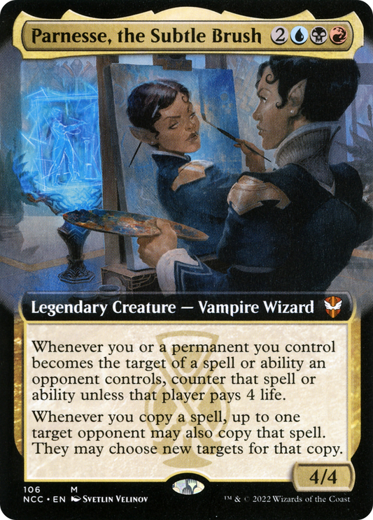 Parnesse, the Subtle Brush (NCC-106) (Extended Art) (Foil)