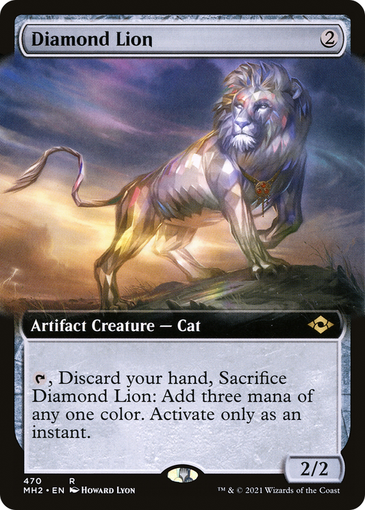Diamond Lion (MH2-470) (Extended Art) (Foil)