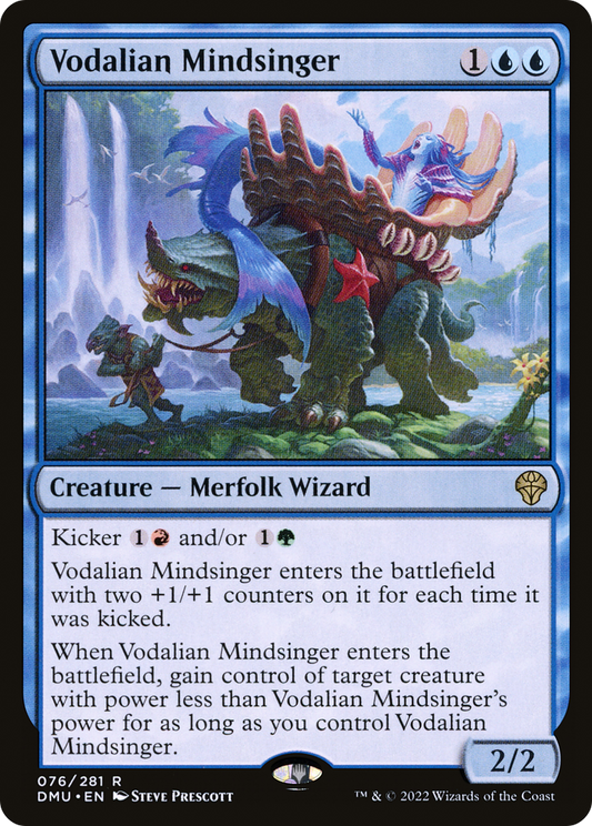 Vodalian Mindsinger (DMU-076) (Foil)