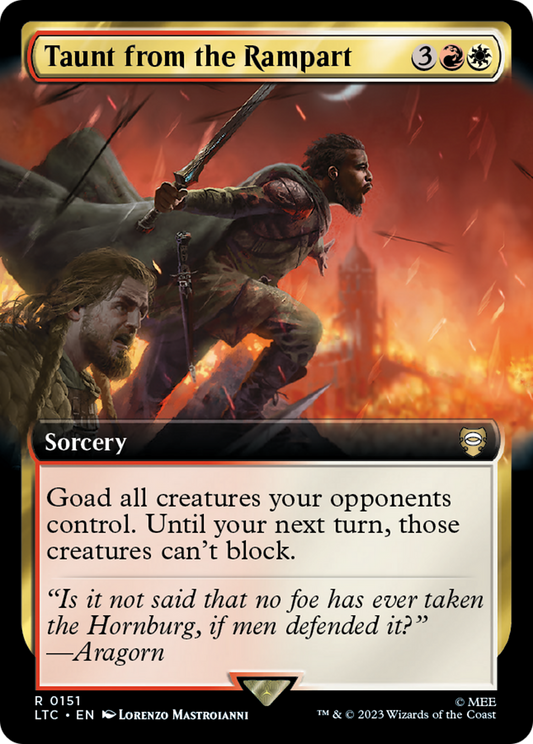Taunt from the Rampart (LTC-151) (Extended Art)
