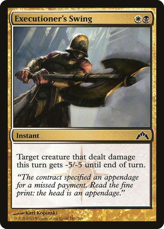 Executioner's Swing (GTC-161)
