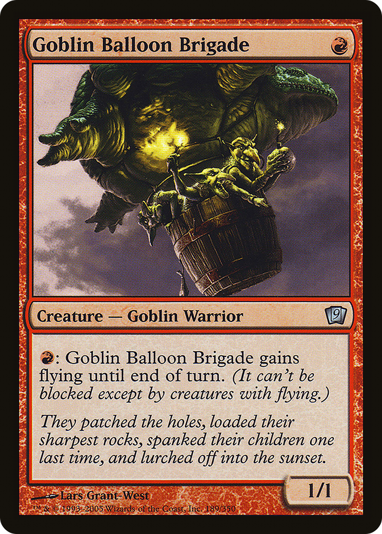 Goblin Balloon Brigade (9ED-189★) (Foil)
