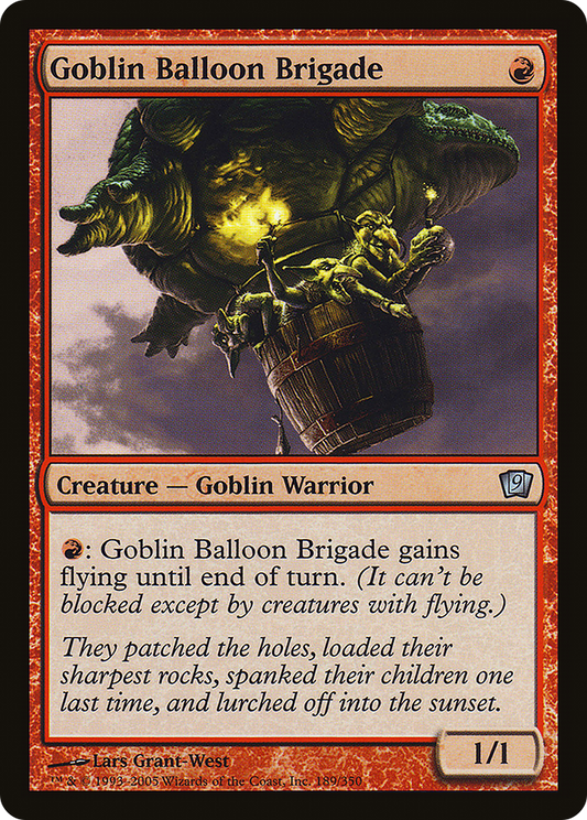 Goblin Balloon Brigade (9ED-189★) (Foil)