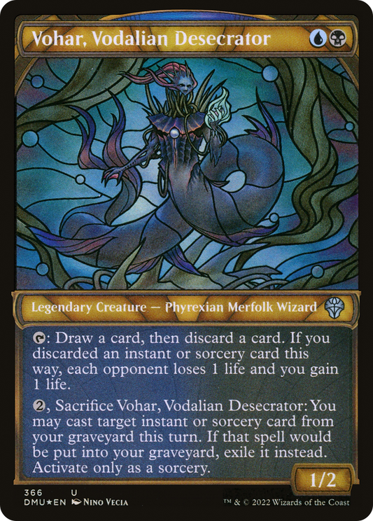 Vohar, Vodalian Desecrator (DMU-366) (Showcase) (Textured Foil)