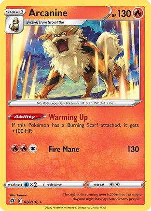 Arcanine (RCL-028) (Reverse Holofoil)