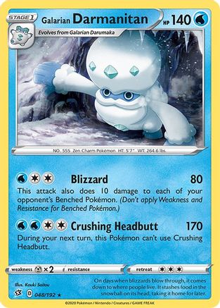 Galarian Darmanitan (RCL-048) (Reverse Holofoil)