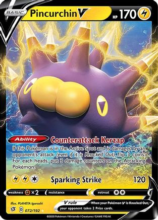 Pincurchin V (RCL-072) (Holofoil)