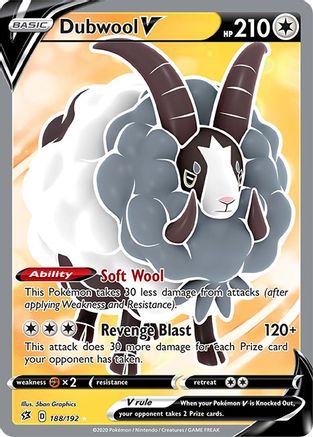 Dubwool V (Full Art) (RCL-188) (Holofoil)