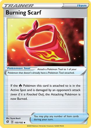 Burning Scarf (RCL-155) (Reverse Holofoil)