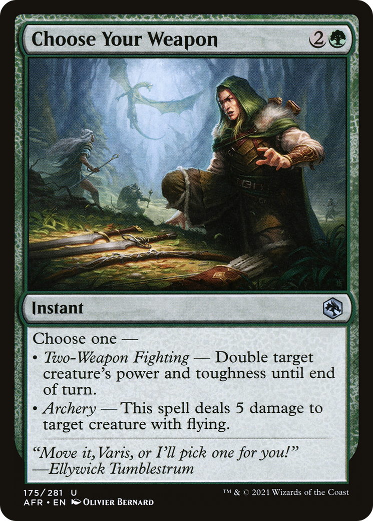 Choose Your Weapon (AFR-175) (Foil)