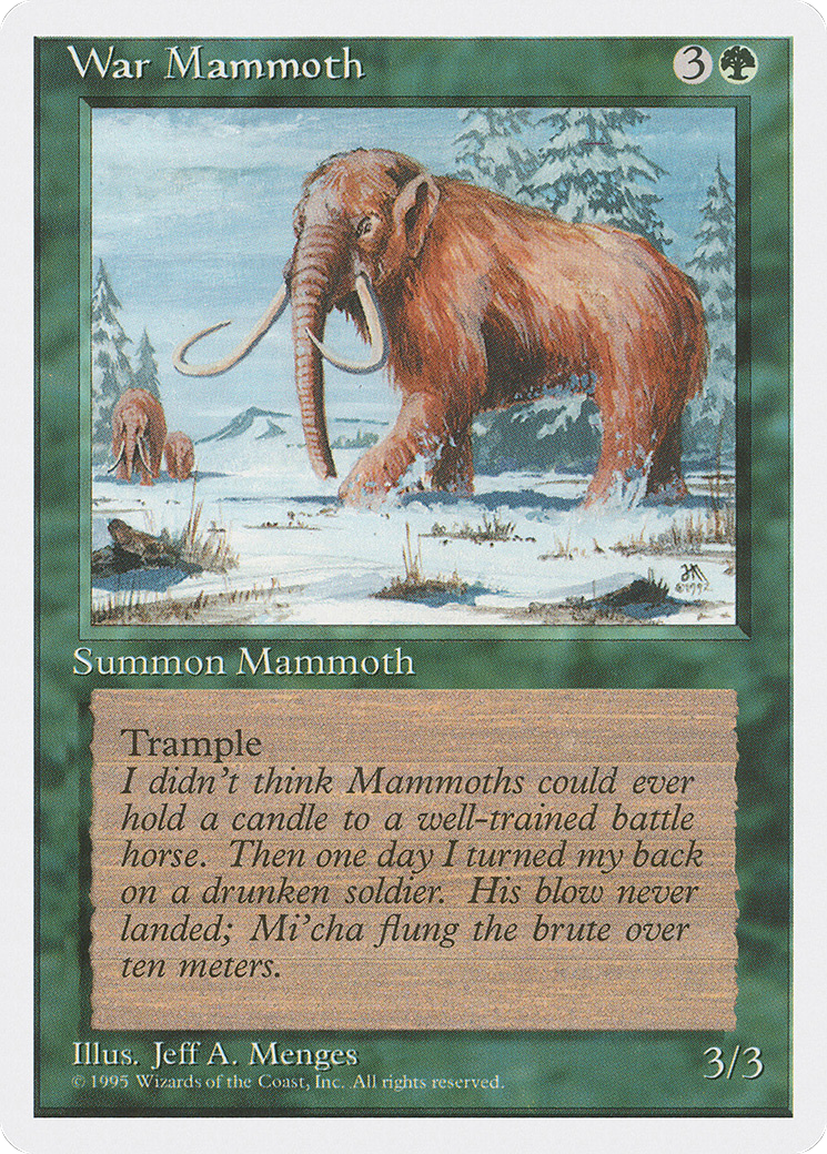War Mammoth (4ED-286)