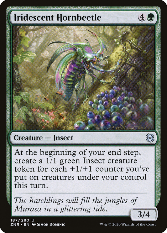 Iridescent Hornbeetle (ZNR-187) (Foil)