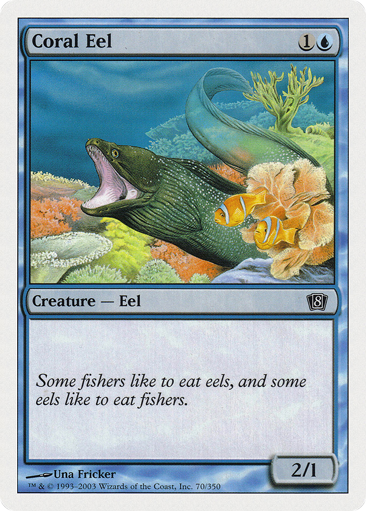 Coral Eel (8ED-070) (Foil)