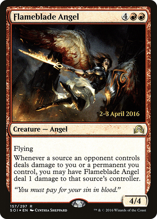 Flameblade Angel (PRE-157S) (Foil)