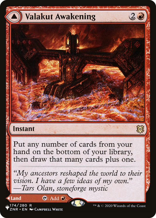 Valakut Awakening // Valakut Stoneforge (LIST-ZNR-174)