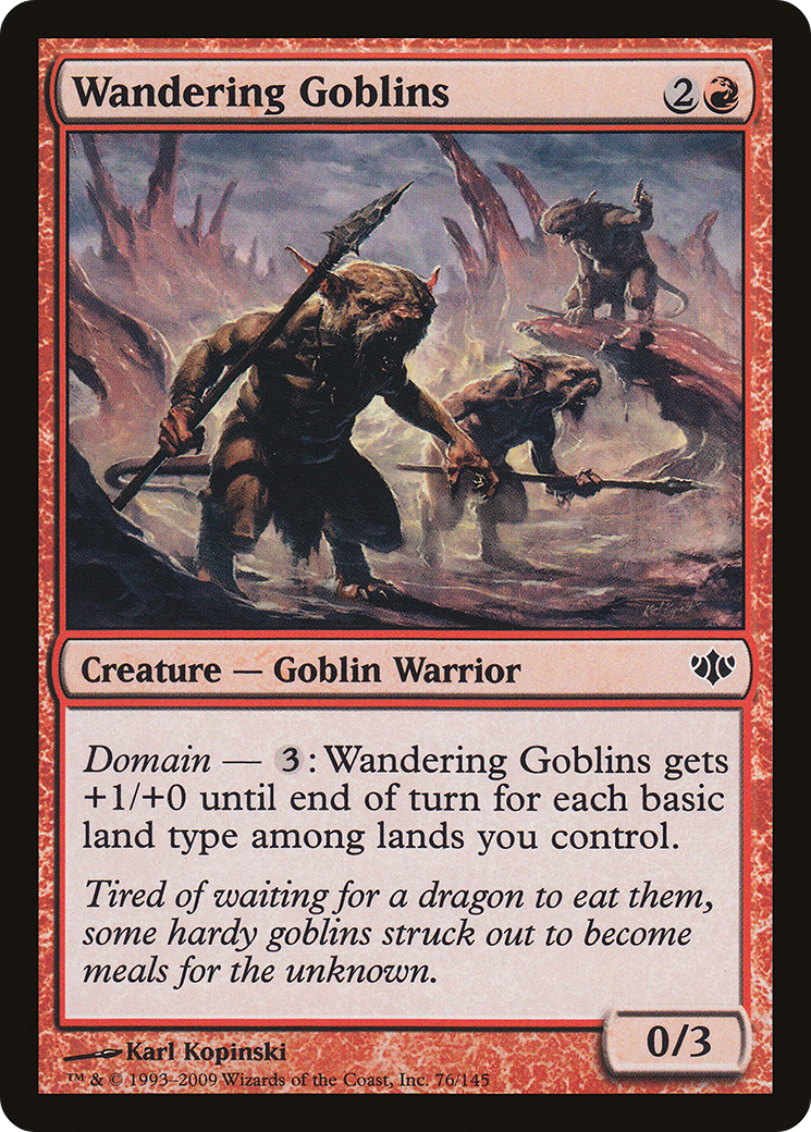 Wandering Goblins (CON-076) (Foil)