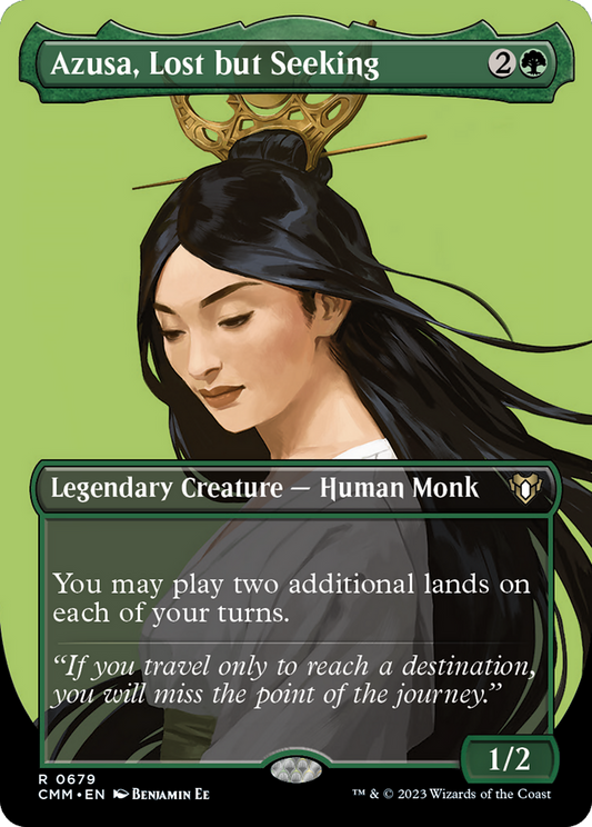 Azusa, Lost but Seeking (CMM-679) (Borderless) (Foil)