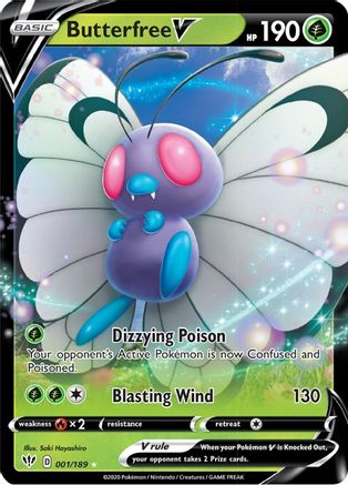 Butterfree V (DAA-001) (Holofoil)