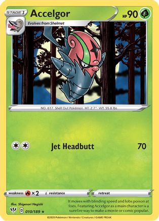 Accelgor (DAA-010) (Reverse Holofoil)