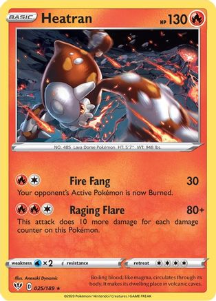 Heatran (DAA-025) (Reverse Holofoil)