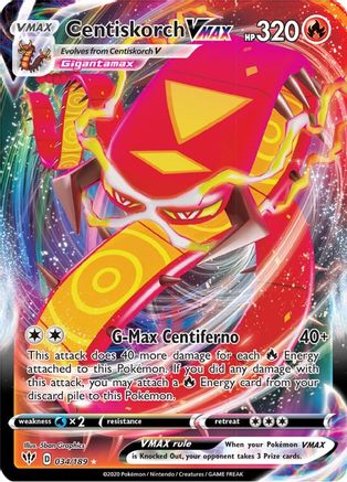Centiskorch VMAX (DAA-034) (Holofoil)