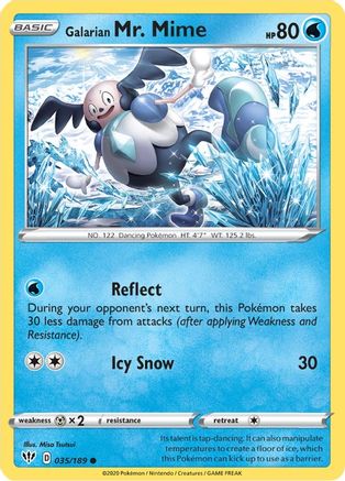 Galarian Mr. Mime (DAA-035) (Reverse Holofoil)
