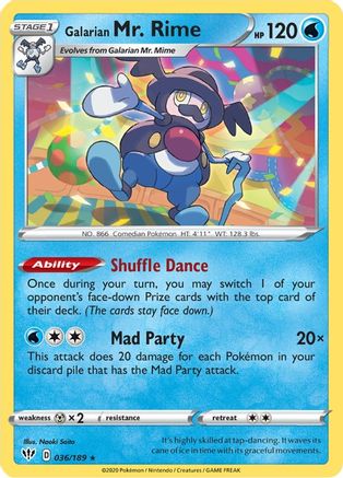 Galarian Mr. Rime (DAA-036) (Reverse Holofoil)
