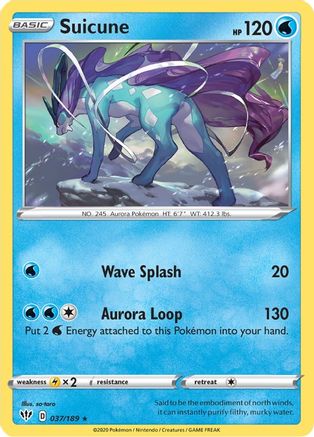 Suicune (DAA-037) (Holofoil)