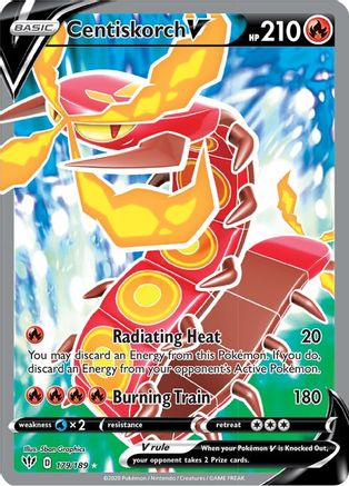 Centiskorch V (Full Art) (DAA-179) (Holofoil)