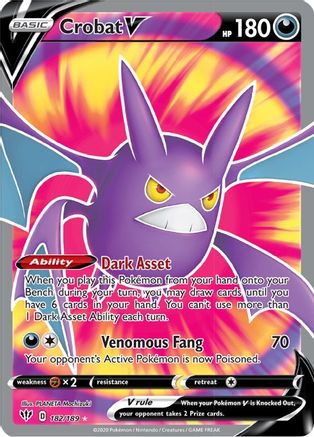 Crobat V (Full Art) (DAA-182) (Holofoil)