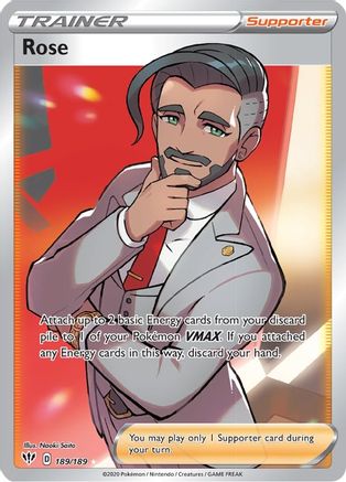 Rose (Full Art) (DAA-189) (Holofoil)