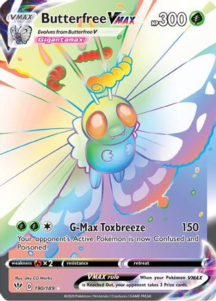 Butterfree VMAX (Secret) (DAA-190) (Holofoil)