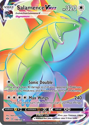 Salamence VMAX (Secret) (DAA-194) (Holofoil)