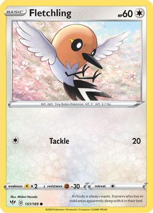 Fletchling (DAA-151) (Reverse Holofoil)