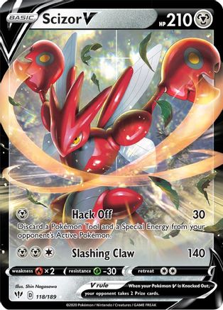 Scizor V (DAA-118) (Holofoil)