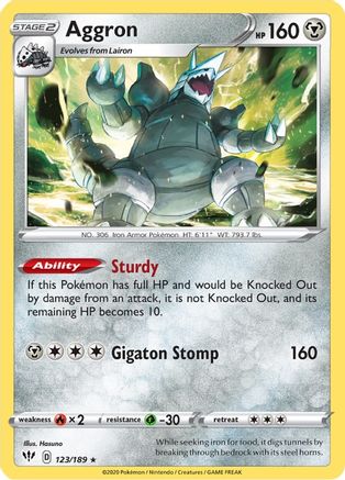 Aggron (DAA-123) (Holofoil)