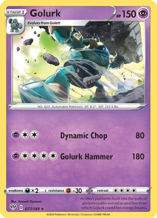 Golurk (DAA-077) (Reverse Holofoil)