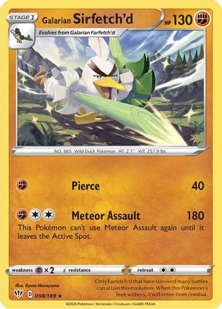 Galarian Sirfetch'd (DAA-098) (Reverse Holofoil)