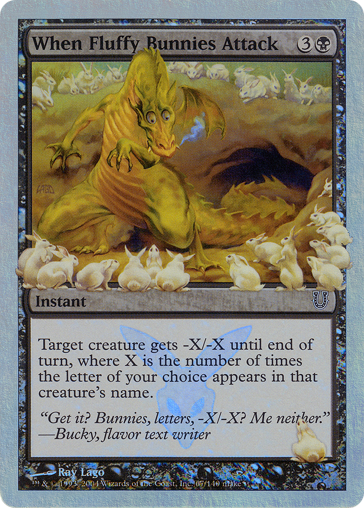 When Fluffy Bunnies Attack (UNH-67★) (Foil)